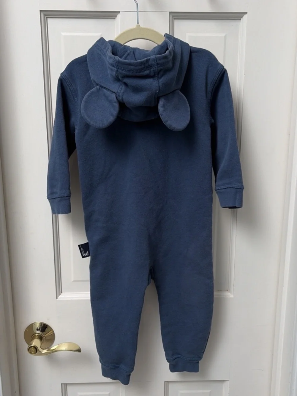 GAP x Disney 18-24 Months Mickey Hooded One-Piece Bodysuit